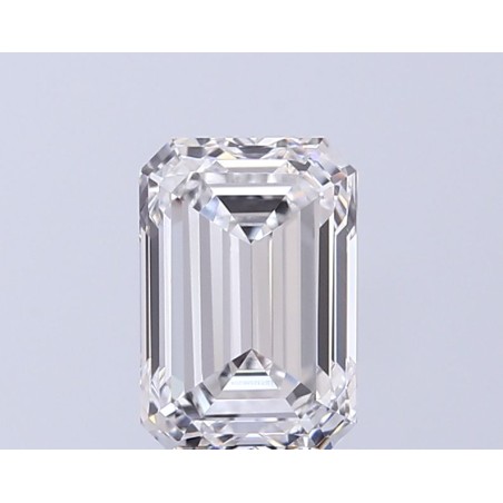 Diament laboratoryjny bezbarwny szlif szmaragdowy, 2.5ct, IF, D, IGI, LG732586204